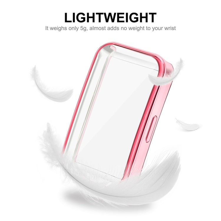 ENKAY Hat-Prince Full Coverage Electroplated Soft TPU Case with Screen Protection, For Huawei Band 10 / 9 / 8