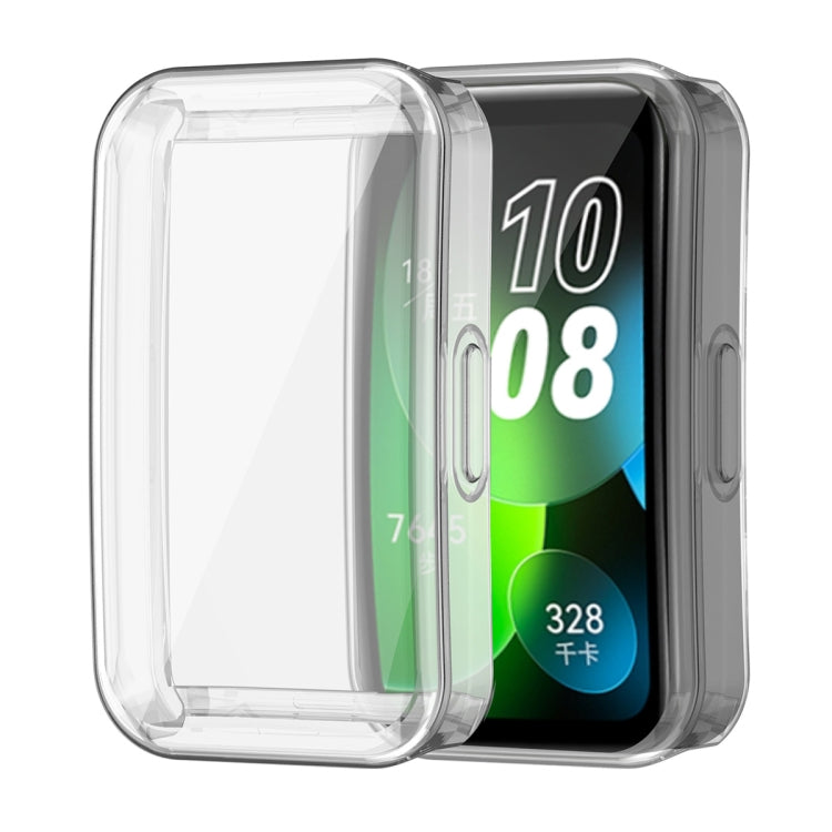 ENKAY Hat-Prince Étui de montre transparent en TPU souple avec protection d'écran pour Huawei Band 8/9