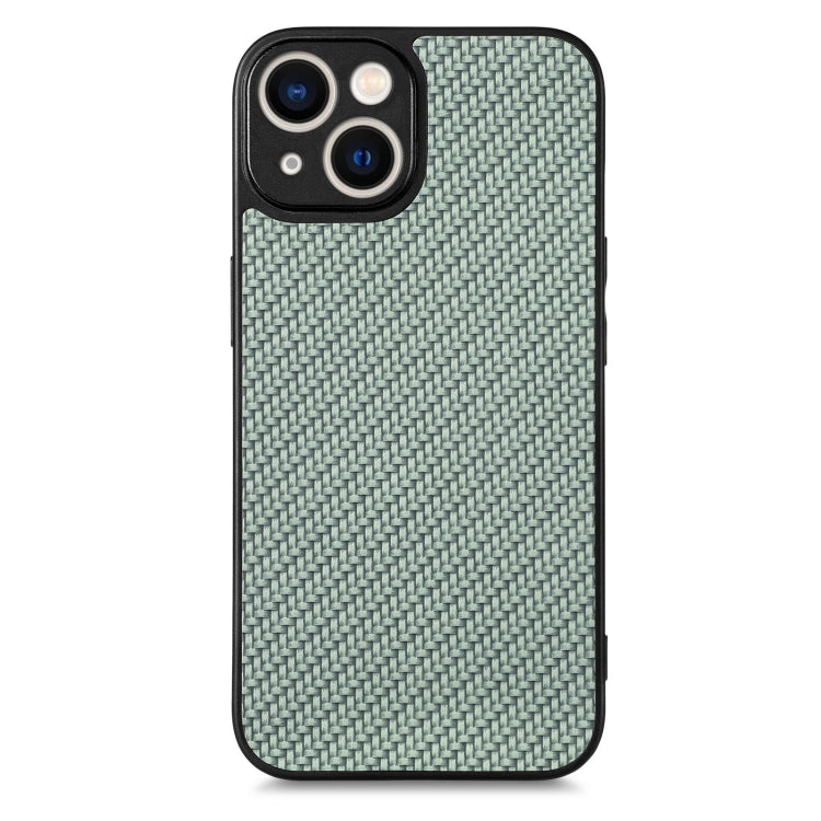 Carbon Fiber Texture Leather Back Phone Case, For iPhone 13, For iPhone 13 Pro, For iPhone 13 Pro Max, For iPhone 12 mini