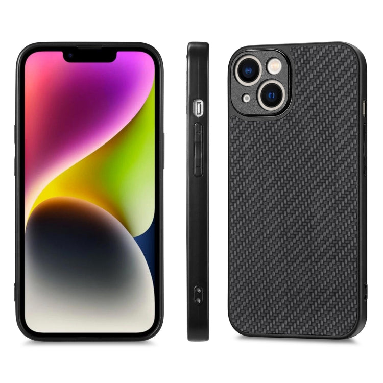 Carbon Fiber Texture Leather Back Phone Case, For iPhone 11 Pro, For iPhone 11 Pro Max, For iPhone X / XS, For iPhone XR