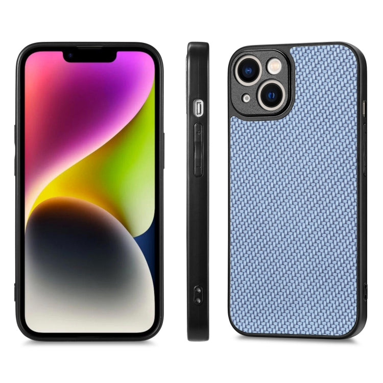 Carbon Fiber Texture Leather Back Phone Case, For iPhone XS Max, For iPhone 7 / 8 / SE 2022, For iPhone 7 Plus / 8 Plus, For iPhone 6 / 6s