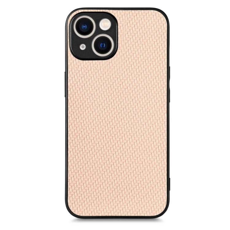Carbon Fiber Texture Leather Back Phone Case, For iPhone 15 Plus, For iPhone 14 Pro Max, For iPhone 13 mini, For  iPhone 15