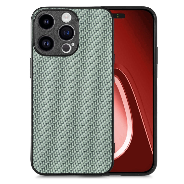 Carbon Fiber Texture Leather Back Phone Case, For iPhone 15 Pro Max, For iPhone 14 Pro, For iPhone 15 Pro, For iPhone 14 Plus