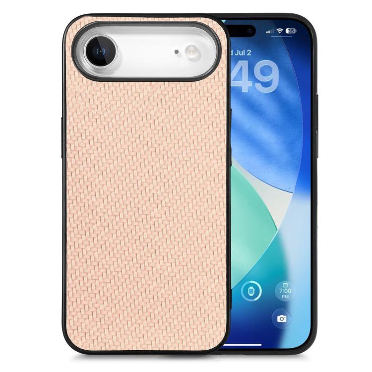 Carbon Fiber Texture Leather Back Phone Case, For iPhone 15 Pro Max, For iPhone 14 Pro, For iPhone 15 Pro, For iPhone 14 Plus