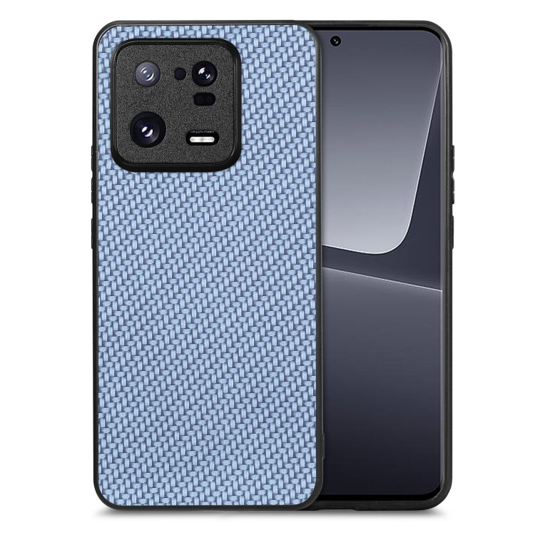 Carbon Fiber Texture Leather Back Cover Phone Case