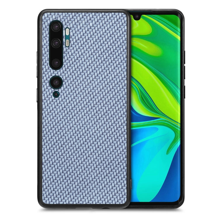 Carbon Fiber Texture Leather Back Cover Phone Case