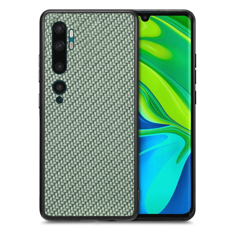 Carbon Fiber Texture Leather Back Cover Phone Case