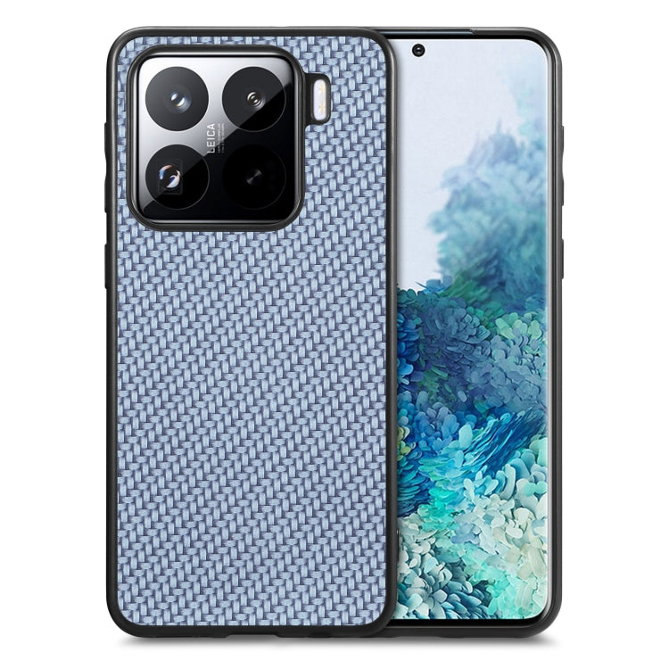 Carbon Fiber Texture Leather Back Cover Phone Case