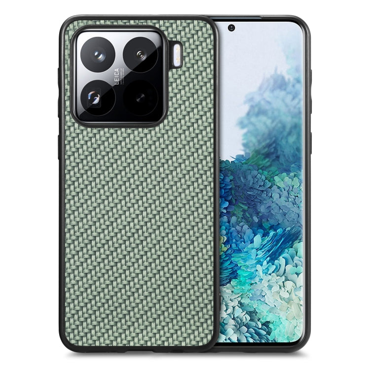 Carbon Fiber Texture Leather Back Cover Phone Case