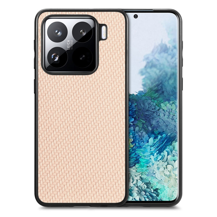 Carbon Fiber Texture Leather Back Cover Phone Case