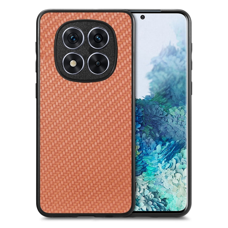 Carbon Fiber Texture Leather Back Cover Phone Case