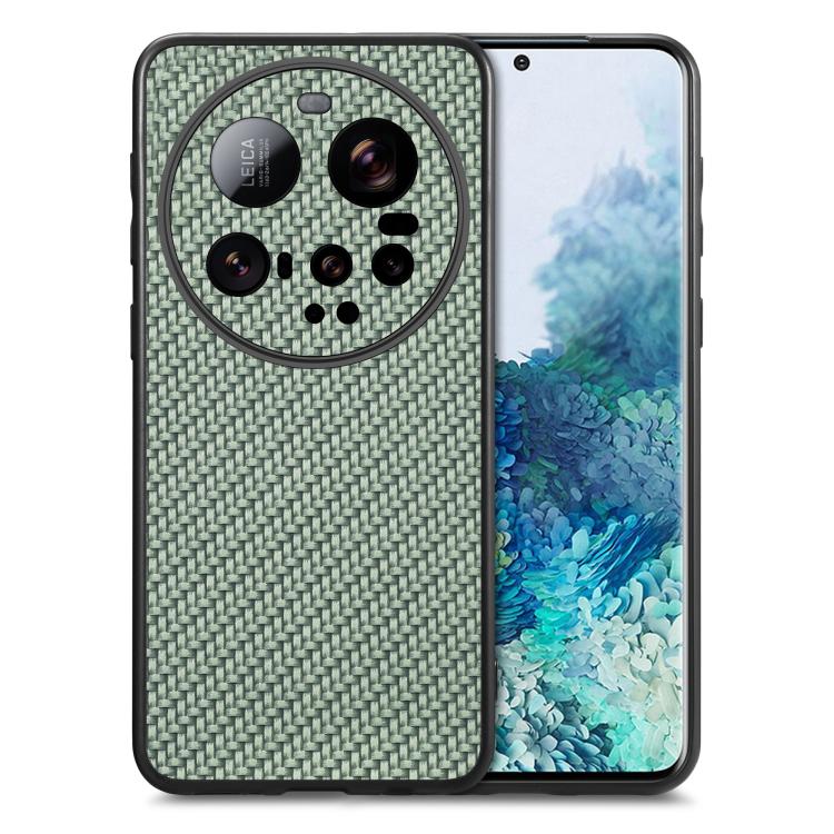 Carbon Fiber Texture Leather Back Cover Phone Case