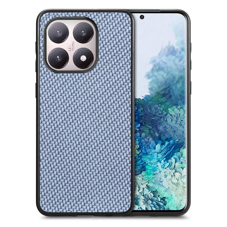 Carbon Fiber Texture Leather Back Cover Phone Case