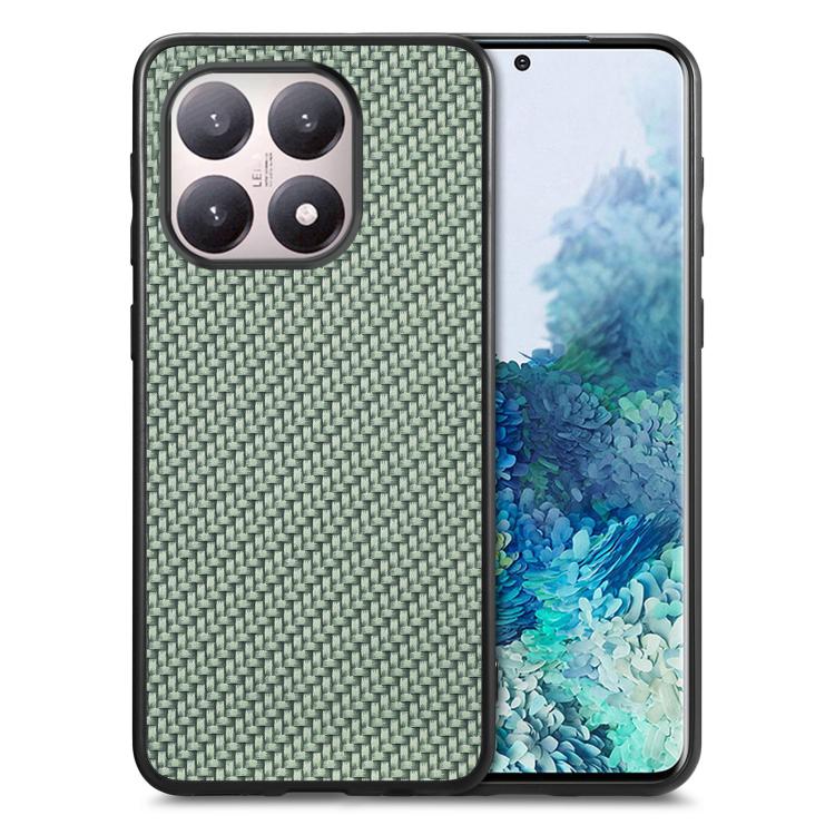 Carbon Fiber Texture Leather Back Cover Phone Case