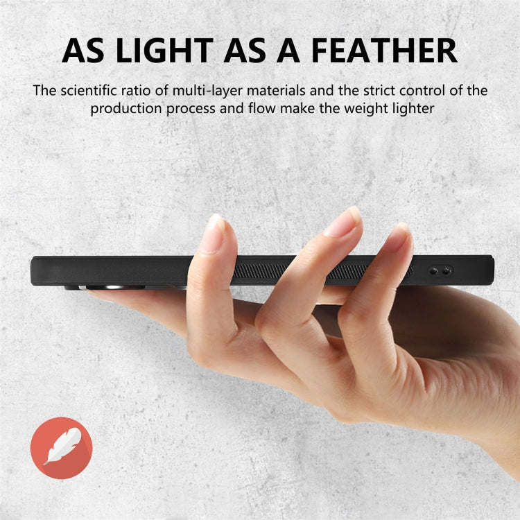 Carbon Fiber Texture Leather Back Cover Phone Case