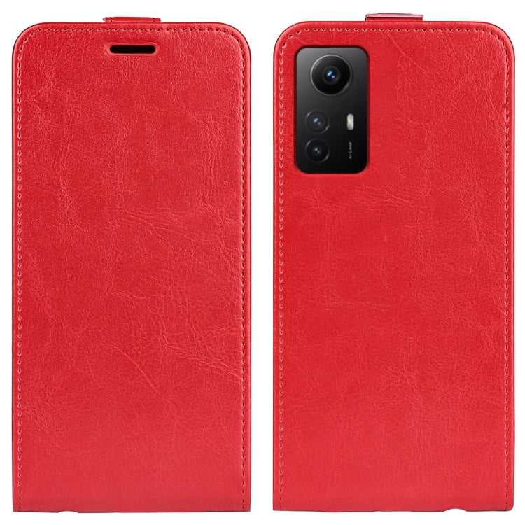 R64 Texture Single Vertical Flip Leather Phone Case