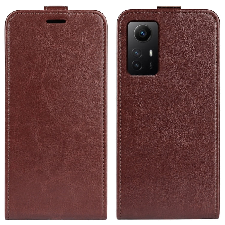 R64 Texture Single Vertical Flip Leather Phone Case