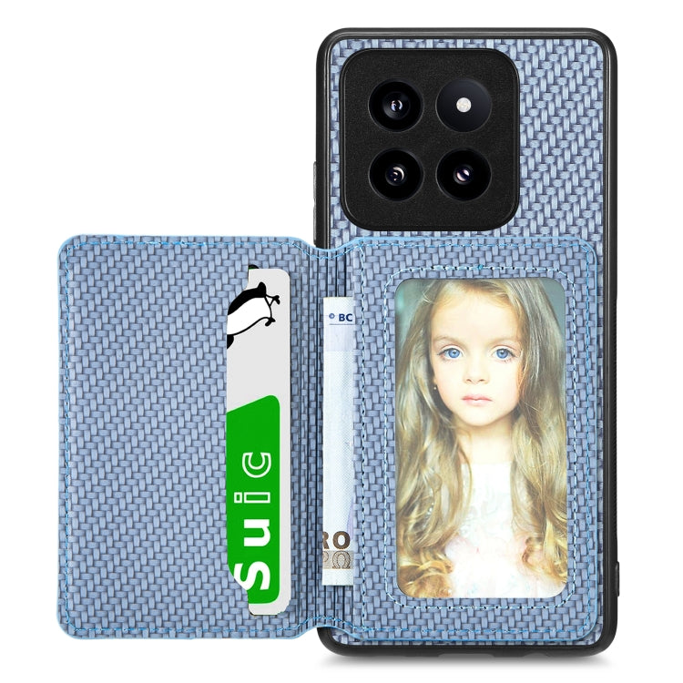 Carbon Fiber Magnetic Card Bag Phone Case