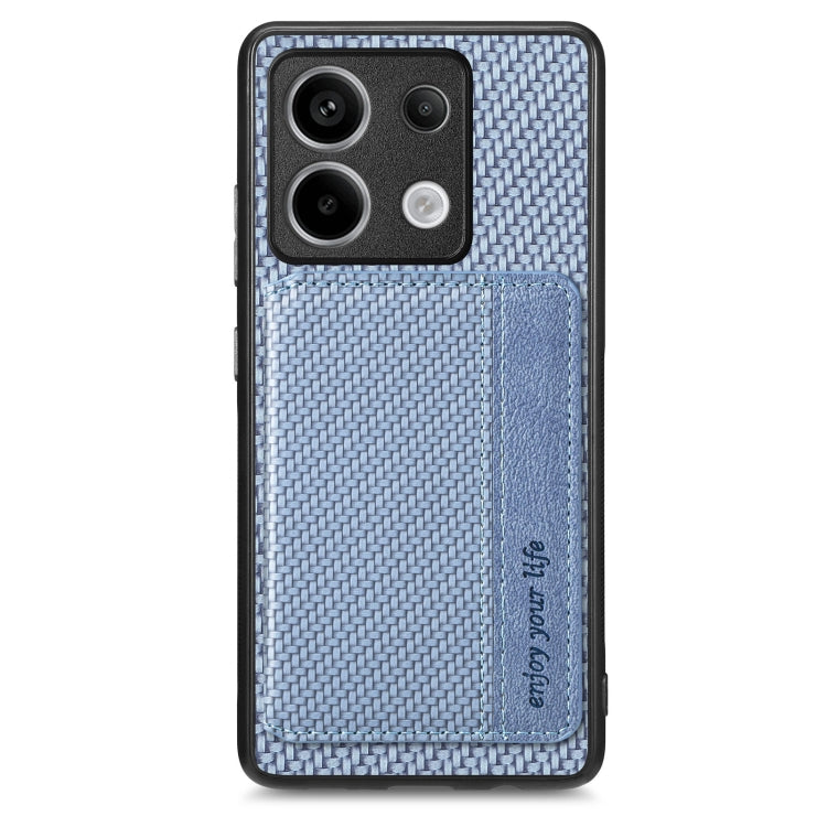 Carbon Fiber Magnetic Card Bag Phone Case