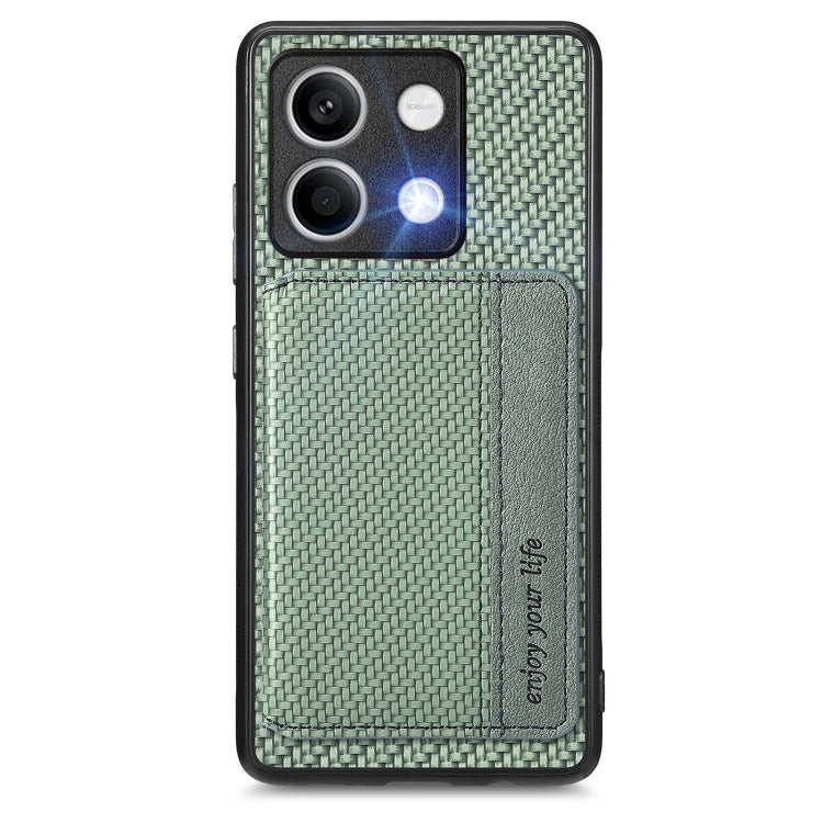 Carbon Fiber Magnetic Card Bag Phone Case