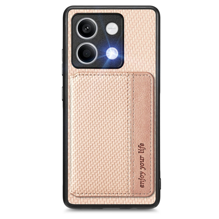 Carbon Fiber Magnetic Card Bag Phone Case