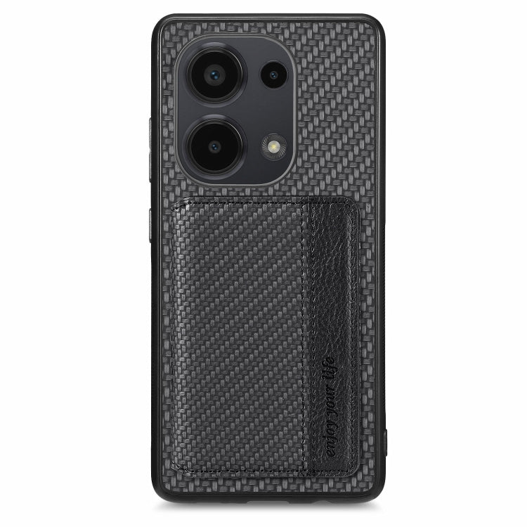 Carbon Fiber Magnetic Card Bag Phone Case