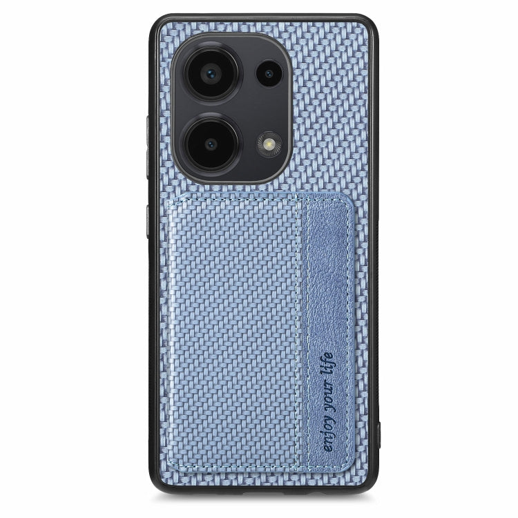 Carbon Fiber Magnetic Card Bag Phone Case