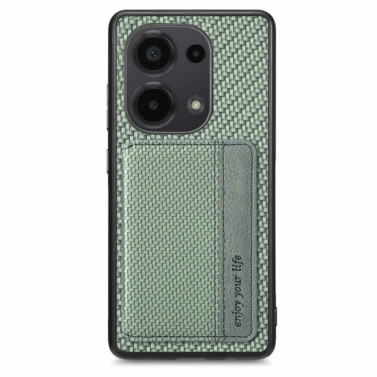 Carbon Fiber Magnetic Card Bag Phone Case