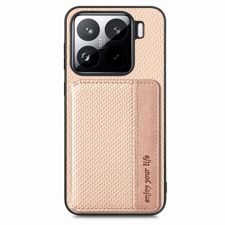 Carbon Fiber Magnetic Card Bag Phone Case