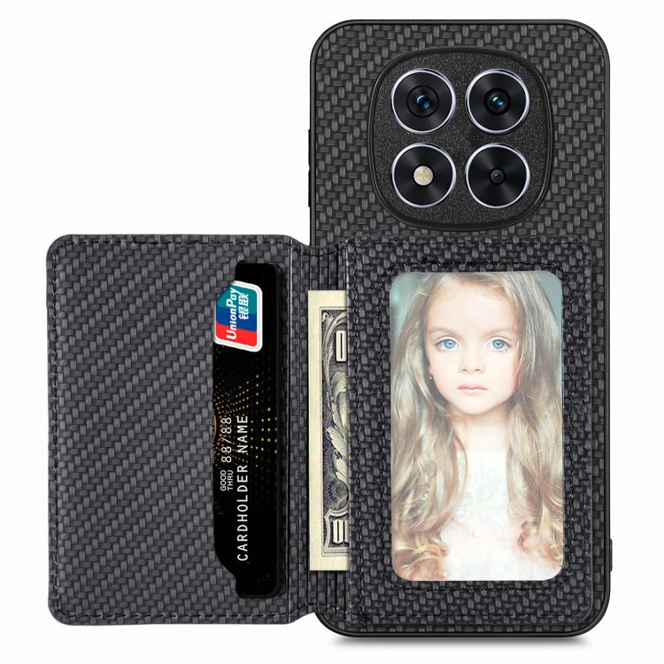 Carbon Fiber Magnetic Card Bag Phone Case