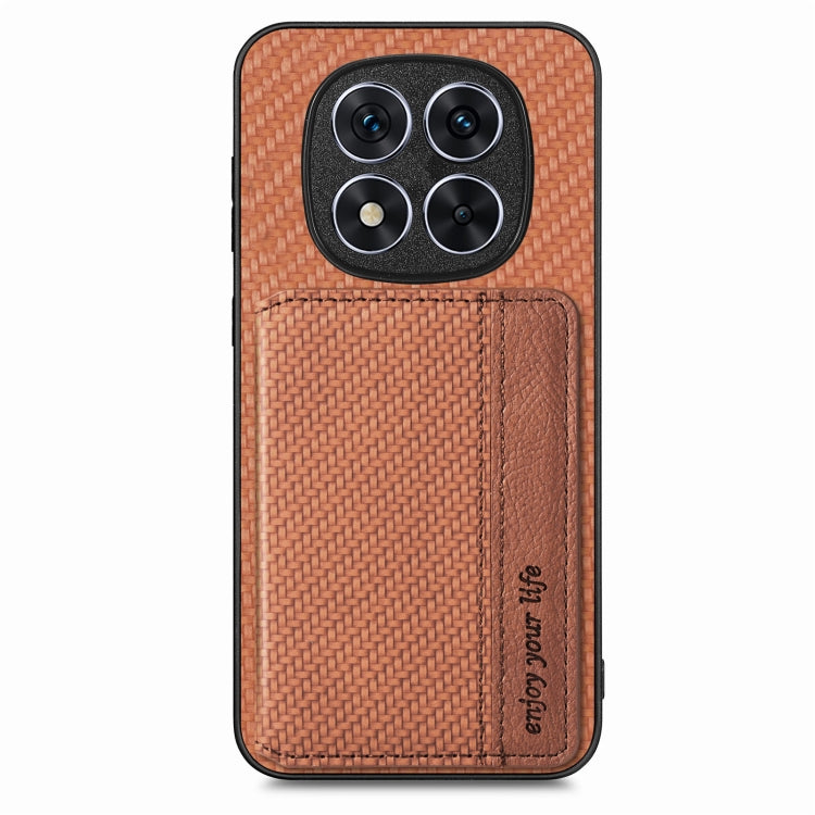 Carbon Fiber Magnetic Card Bag Phone Case