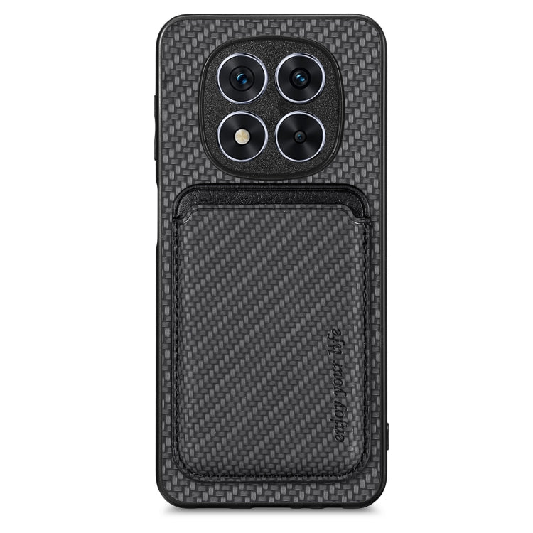 Carbon Fiber Leather Card Magnetic Phone Case