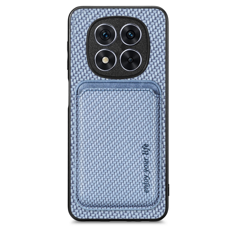 Carbon Fiber Leather Card Magnetic Phone Case