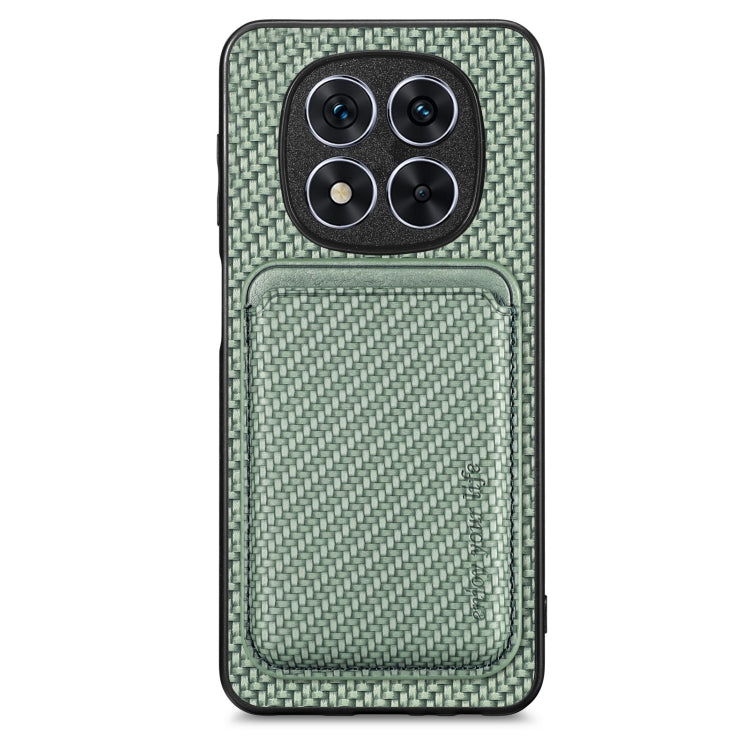 Carbon Fiber Leather Card Magnetic Phone Case