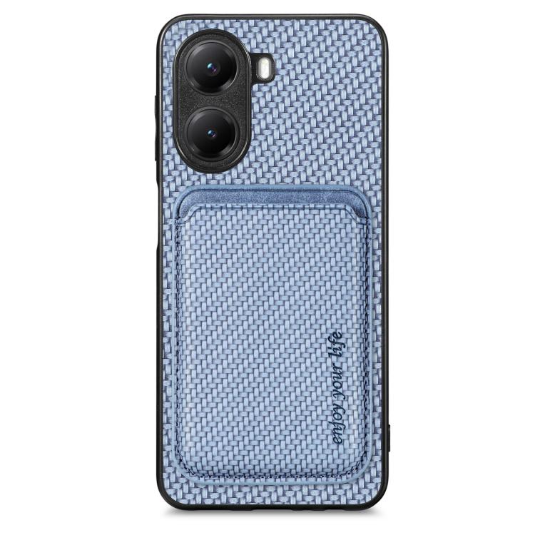 Carbon Fiber Leather Card Magnetic Phone Case, For Redmi K80 / Poco F7 Pro, For Redmi Turbo 4, For Xiaomi Poco X7 Pro, For Xiaomi 15 Pro