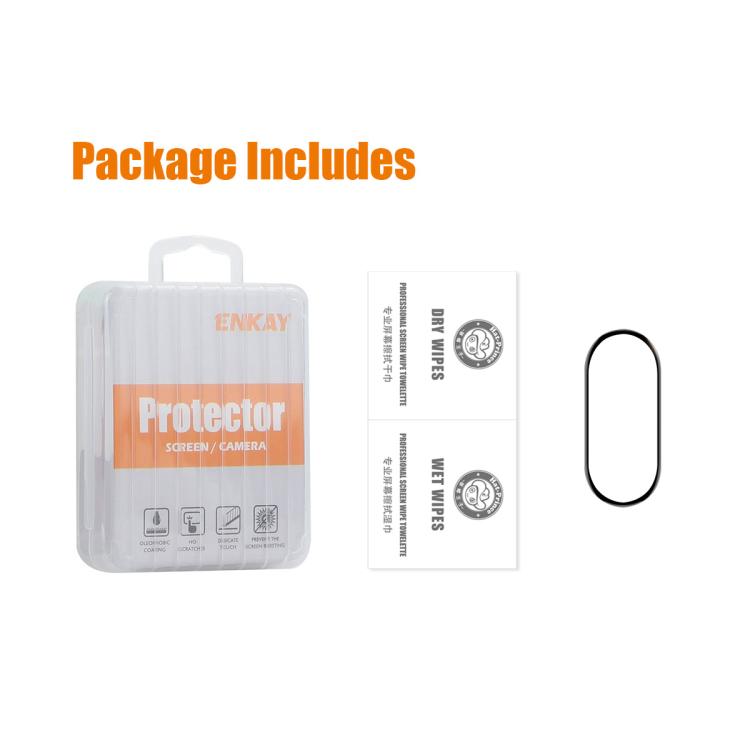 ENKAY ENKAY 3D Full Coverage Soft PC Edge PMMA HD Screen Film, For Xiaomi Smart Band 11 / 11 NFC, For Xiaomi Smart Band 11 Active, For Xiaomi Smart Band 10 Pro, For Redmi Watch 6, For Xiaomi Watch S4 41mm, For Redmi Watch Move, For Xiaomi Smart Band 10...