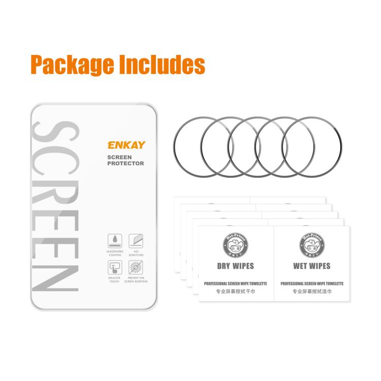 5pcs ENKAY ENKAY 3D Full Coverage Soft PC Edge PMMA HD Screen Film, For Xiaomi Watch S4 41mm, For Redmi Watch Move, For Xiaomi Smart Band 10, For Redmi Band 3, For Xiaomi Smart Band 9 Active, For Xiaomi Watch S4, For Xiaomi Smart Band 9 Pro������������...