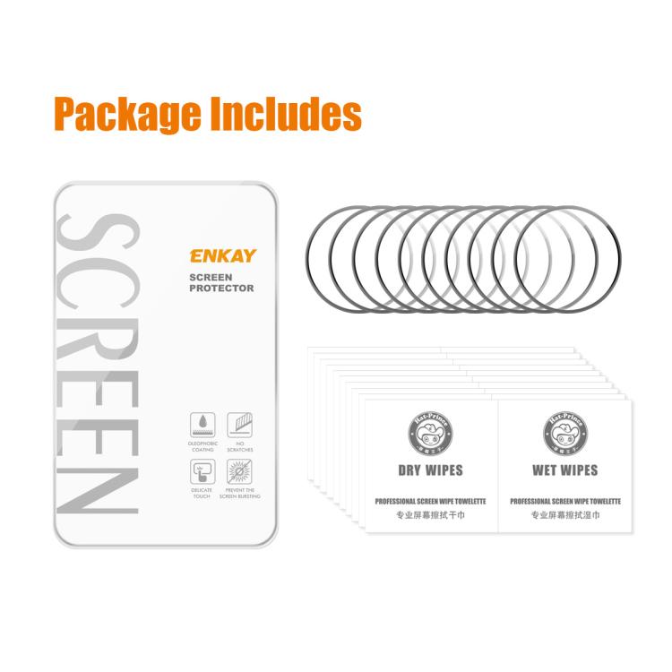 10pcs ENKAY ENKAY 3D Full Coverage Soft PC Edge PMMA HD Screen Film, For Xiaomi Watch S4 41mm, For Redmi Watch Move, For Xiaomi Smart Band 10, For Redmi Band 3, For Xiaomi Smart Band 9 Active, For Xiaomi Watch S4, For Xiaomi Smart Band 9 Pro�����������...