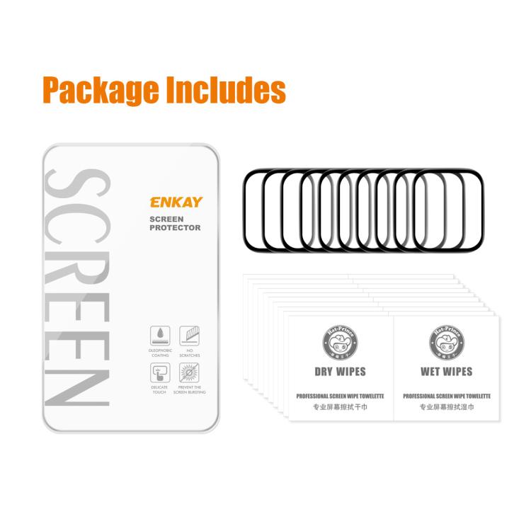 10pcs ENKAY ENKAY 3D Full Coverage Soft PC Edge PMMA HD Screen Film