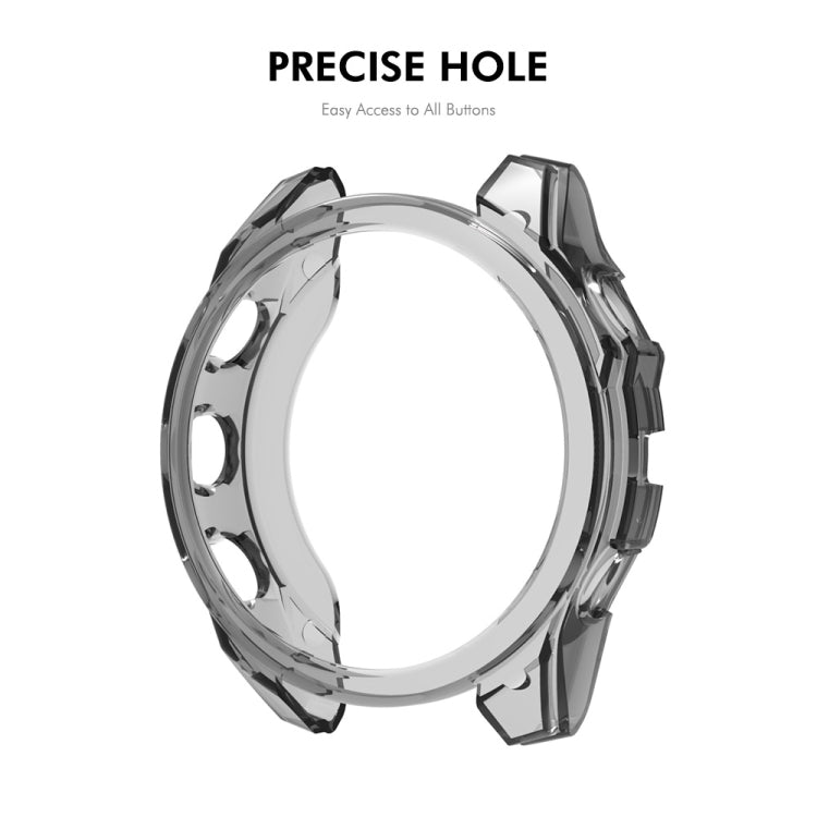 ENKAY Hat-Prince Transparent TPU Frame Drop Protection Case, For Garmin Fenix 8 AMOLED / MIP 51mm, For Garmin Fenix 8 AMOLED / MIP 47mm