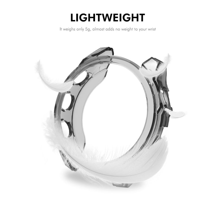 ENKAY Hat-Prince Transparent TPU Frame Drop Protection Case, For Garmin Fenix 8 AMOLED / MIP 51mm, For Garmin Fenix 8 AMOLED / MIP 47mm