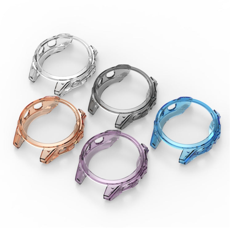 ENKAY Hat-Prince Transparent TPU Frame Drop Protection Case, For Garmin Fenix 8 AMOLED / MIP 51mm, For Garmin Fenix 8 AMOLED / MIP 47mm