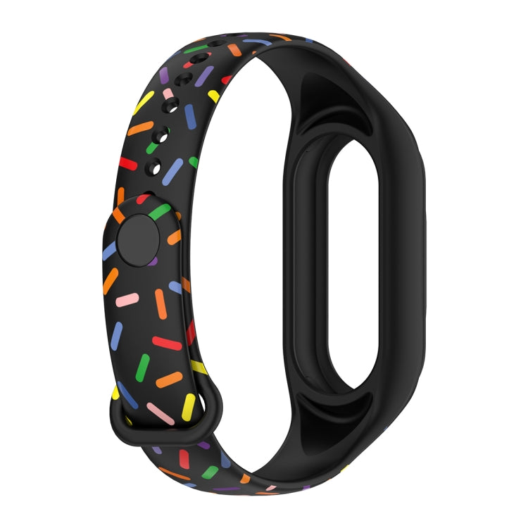 ENKAY Hat-Prince Full Coverage Screen Protector + Adjsutable Silicone Sport Loop Strap Watchband, For Xiaomi Mi Band 8