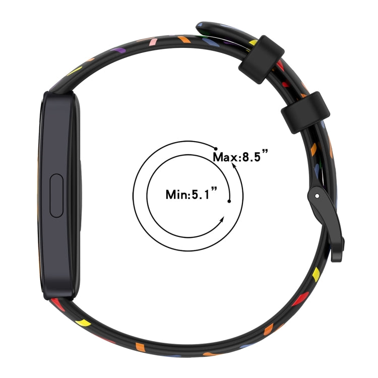 ENKAY Hat-Prince Full Coverage Screen Protector + Adjsutable Silicone Sport Loop Strap Watchband, For Huawei Band 8 / 9