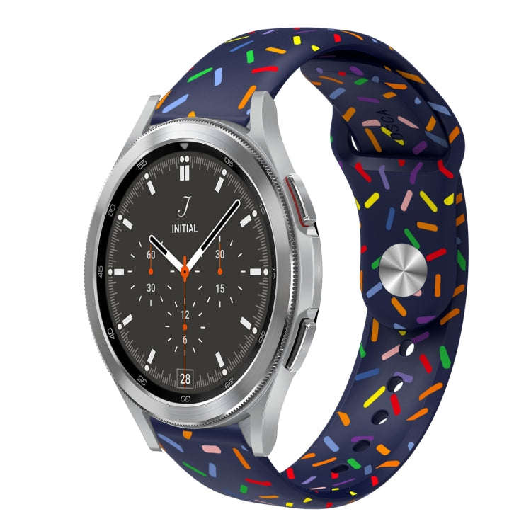 Sports Rainbow Dots Silicone Buckle Watch Band, For Samsung Galaxy watch Active 40mm, For Samsung Galaxy Watch 42mm, For Samsung Gear S2 Classic, For Samsung Galaxy Watch 5 40 / 44mm