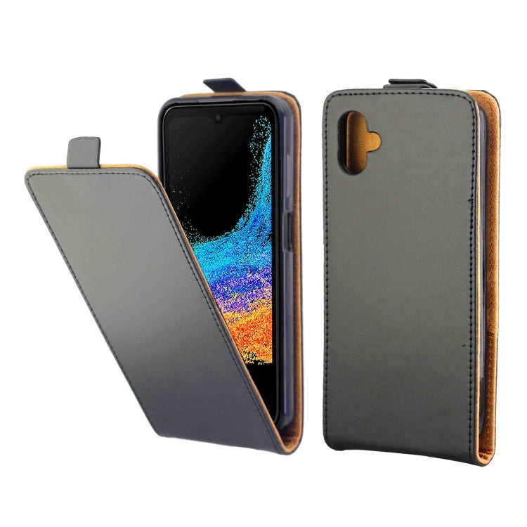 Étui en cuir à rabat vertical avec fente pour carte, pour Samsung Galaxy A04, Samsung Galaxy M13 4G, Samsung Galaxy Xcover 6 Pro