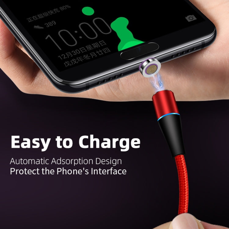 ENKAY 2 in 1 5A USB to Type-C + 8 Pin Magnetic Fast Charging Data Cable with LED Light, Length: 1m, 1m 5A USB to Type-C + 8 Pin