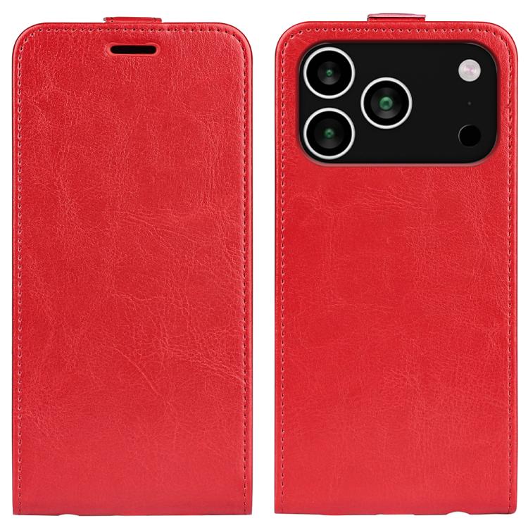 R64 Texture Single Vertical Flip Leather Phone Case, For iPhone 16 Pro Max, For iPhone 16 Pro, For iPhone 16 Plus, For iPhone 16, For iPhone 16e, For iPhone 15 Pro Max
