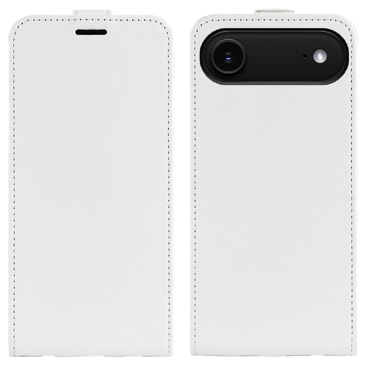 R64 Texture Single Vertical Flip Leather Phone Case, For iPhone 16 Pro Max, For iPhone 16 Pro, For iPhone 16 Plus, For iPhone 16, For iPhone 16e, For iPhone 15 Pro Max