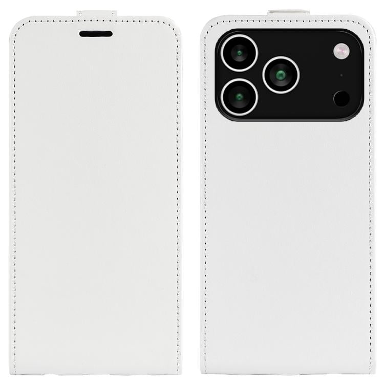 R64 Texture Single Vertical Flip Leather Phone Case, For iPhone 16 Pro Max, For iPhone 16 Pro, For iPhone 16 Plus, For iPhone 16, For iPhone 16e, For iPhone 15 Pro Max
